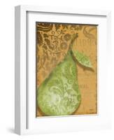 Green Pear Damask-Diane Stimson-Framed Art Print