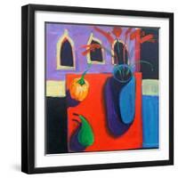 Green Pear-Paul Powis-Framed Giclee Print