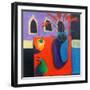 Green Pear-Paul Powis-Framed Giclee Print