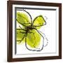 Green Petals-Jan Weiss-Framed Art Print