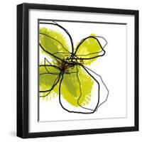 Green Petals-Jan Weiss-Framed Art Print