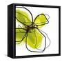 Green Petals-Jan Weiss-Framed Stretched Canvas