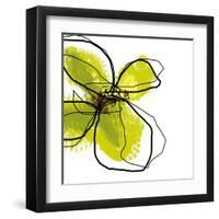 Green Petals-Jan Weiss-Framed Art Print