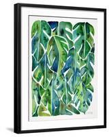 Green Philodendron-Cat Coquillette-Framed Art Print