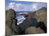 Green Pool, Lava Mountains, El Golfo, Lanzarote, Canary Islands, Spain, Atlantic-D H Webster-Mounted Photographic Print