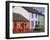 Green Post Van Outside Houses in Main Street of Historical Village on Ring of Beara Tourist Route-Pearl Bucknall-Framed Photographic Print