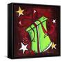 Green Present-Megan Aroon Duncanson-Framed Stretched Canvas