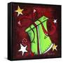 Green Present-Megan Aroon Duncanson-Framed Stretched Canvas