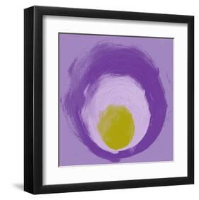 Green Purple Elements-Irena Orlov-Framed Art Print