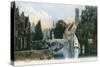 Green Quay, Bruges, Belgium-null-Stretched Canvas