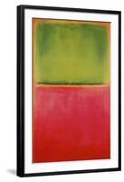 Green, Red, on Orange-Mark Rothko-Framed Art Print