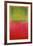 Green, Red, on Orange-Mark Rothko-Framed Art Print