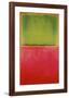 Green, Red, on Orange-Mark Rothko-Framed Art Print