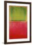 Green, Red, on Orange-Mark Rothko-Framed Art Print