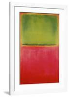 Green, Red, on Orange-Mark Rothko-Framed Art Print