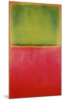 Green, Red, on Orange-Mark Rothko-Mounted Art Print