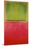 Green, Red, on Orange-Mark Rothko-Mounted Art Print