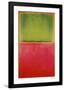 Green, Red, on Orange-Mark Rothko-Framed Art Print