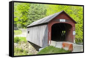 Green River Bridge, Green River, Guilford, Vermont-Susan Pease-Framed Stretched Canvas