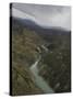 Green River, Chile-Michael Brown-Stretched Canvas