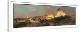 Green River Cliffs, Wyoming, 1881-Thomas Moran-Framed Premium Giclee Print