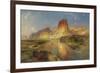 Green River of Wyoming, 1878-Moran-Framed Giclee Print