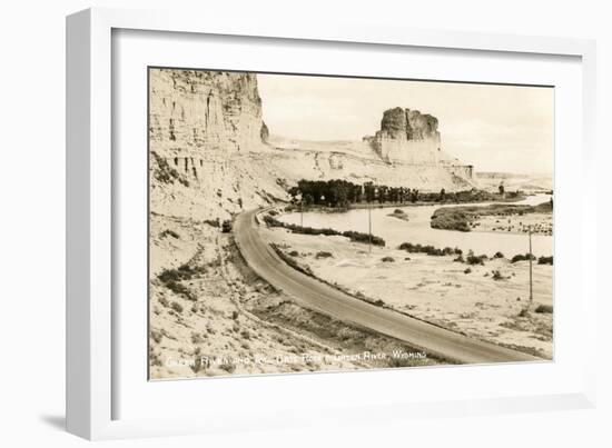 Green River, Toll Gate Rock-null-Framed Art Print