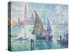 Green Sail, Venice-Paul Signac-Stretched Canvas