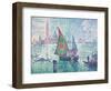 Green Sail, Venice-Paul Signac-Framed Art Print