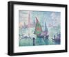 Green Sail, Venice-Paul Signac-Framed Art Print