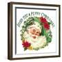 Green Santa Merry Christmas-Allen Kimberly-Framed Art Print