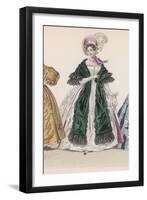 Green Scarf 1830S-F Lix-Framed Art Print