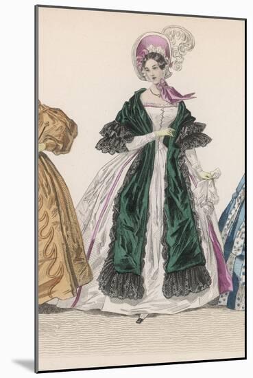 Green Scarf 1830S-F Lix-Mounted Art Print