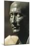 Green Schist Bust of Julius Caesar with Marble Eyes, Hellenistic Art, 1-50 A.D.-null-Mounted Giclee Print