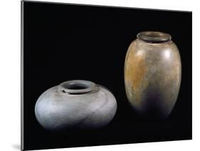 Green Schist Vases, from Abydos, Old Kingdom-null-Mounted Giclee Print