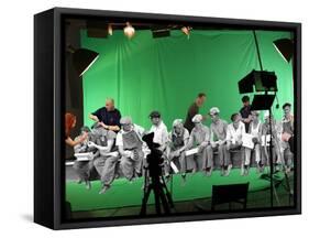 Green Screen-Barry Kite-Framed Stretched Canvas