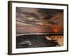 Green Sea Turtle at Sunset, Honokohau Bay, Hawaii, USA-Jaynes Gallery-Framed Photographic Print