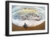 Green Sea Turtle (Chelonia Mydas) Hatchling on Beach, Tortuguero, Costa Rica-null-Framed Photographic Print