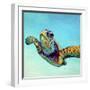 Green Sea Turtle-Corina St. Martin-Framed Giclee Print