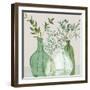 Green Serenity Accents-Elizabeth Medley-Framed Art Print