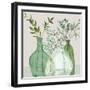 Green Serenity Accents-Elizabeth Medley-Framed Art Print