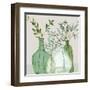 Green Serenity Accents-Elizabeth Medley-Framed Art Print