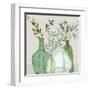 Green Serenity Accents-Elizabeth Medley-Framed Art Print