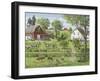 Green Shades of Summer-Bob Fair-Framed Giclee Print