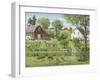 Green Shades of Summer-Bob Fair-Framed Giclee Print