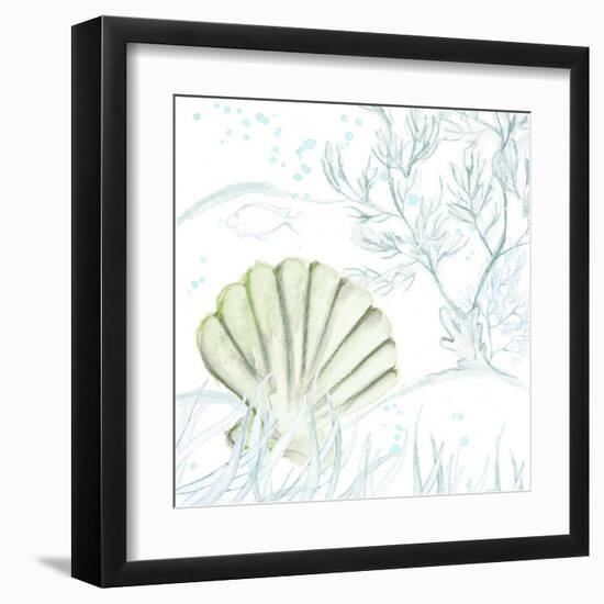 Green Shell-Lanie Loreth-Framed Art Print