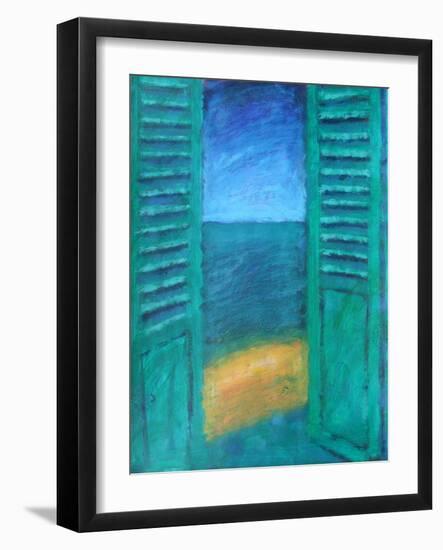 Green Shutters-Sara Hayward-Framed Giclee Print