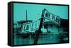 Green Sign-David Studwell-Framed Stretched Canvas