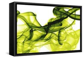 Green Smoke-GI ArtLab-Framed Stretched Canvas