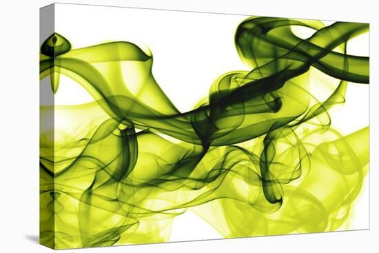 Green Smoke-GI ArtLab-Stretched Canvas